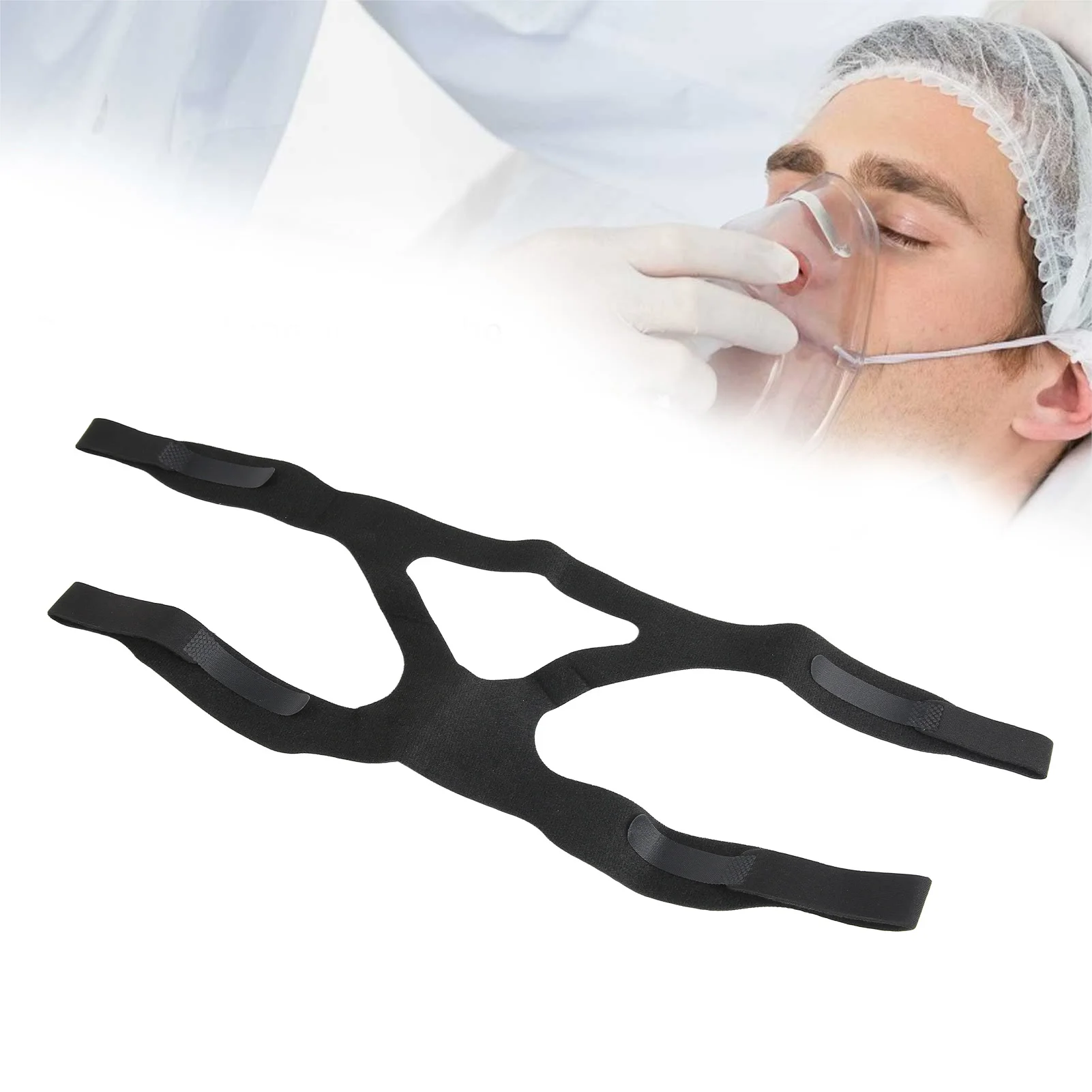 Ventilator Mask Headband Comfort Gel Full Face Mask Replacement Headband Fixed Ventilator Accessories BMC Mask Pause Snoring