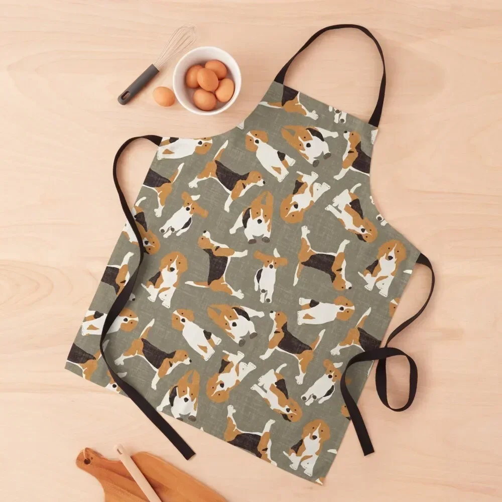 

beagle scatter stone Apron kitchen clothes for men Chef jacket men Woman Kitchens carpenter Apron