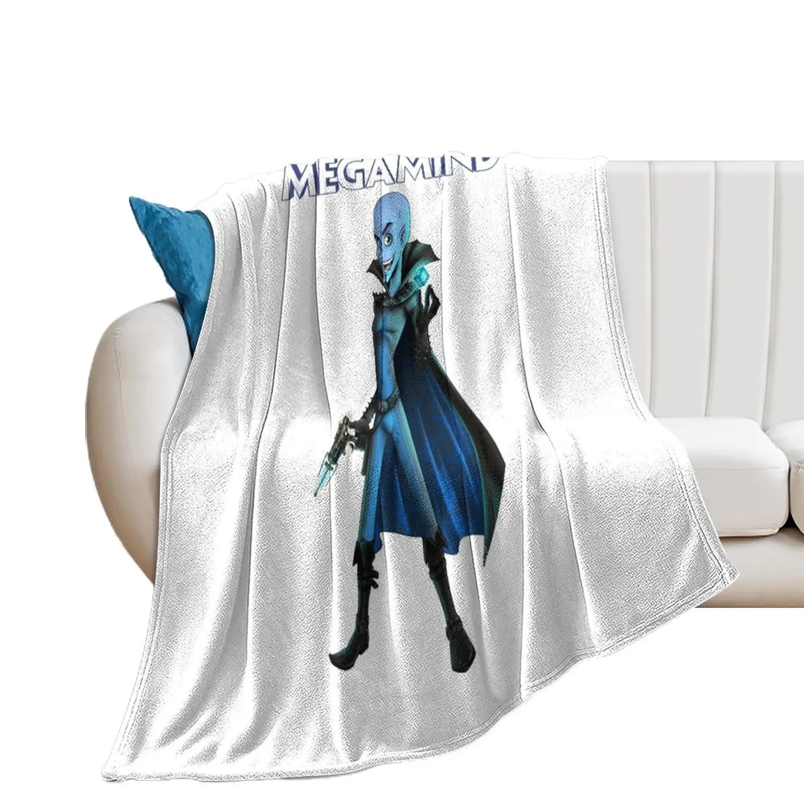 megamind Throw Blanket Furrys Moving Plaid Blankets