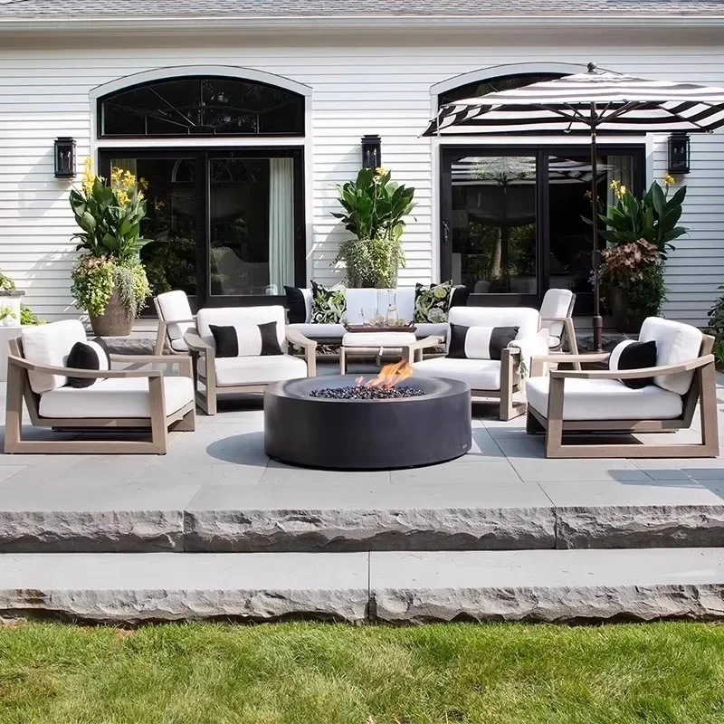 

Modern Banquet Outdoor Sofas Luxury Nordic Living Room Hotel Garden Sofas Fashion Balcony Outdoor Furniture Gartenstuhl Lshysf