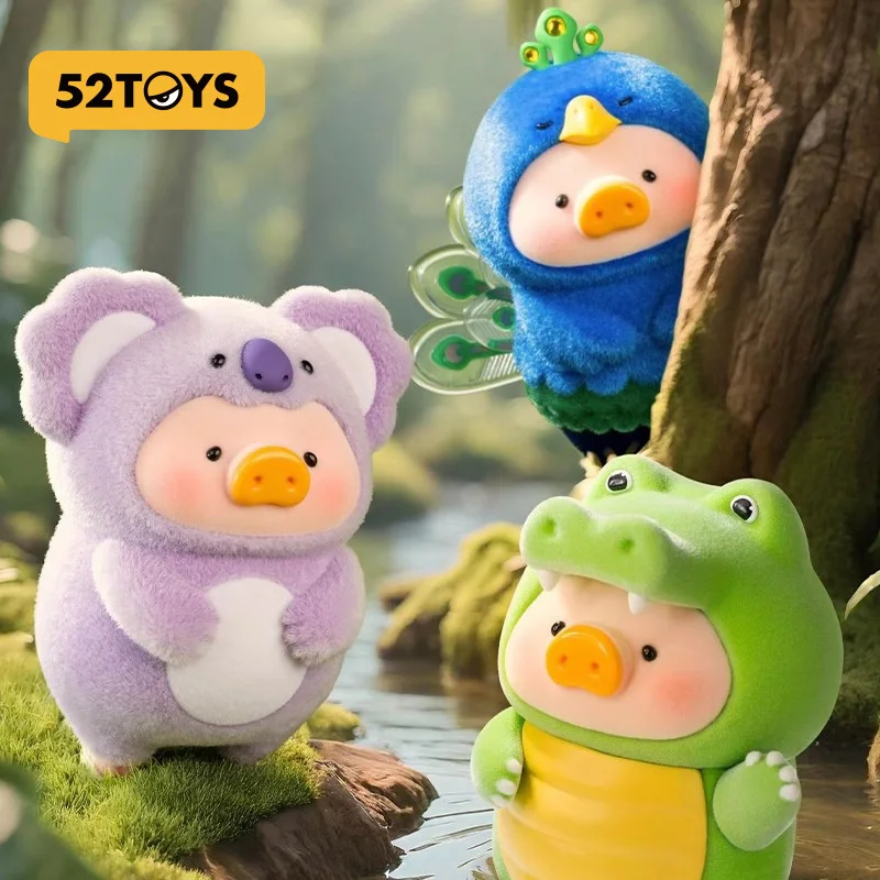 

Новое пятно, 52 игрушки, консервированная свинья, Лулу, вечеринка с животными, флокирующая слепая коробка, трендовые игрушки ручной работы, настольные украшения, подарки, люди-сюрпризы