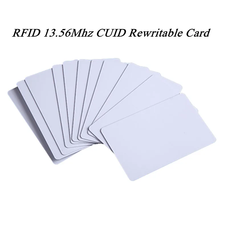 RFID Gen2 CUID Android App MCT Modify UID Changeable NFC Clone Copy 1K S50 Card Block 0  Rewritable 13.56MHz Writable 14443A