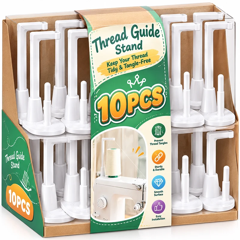 10/1PCS Sewing Machine Thread Spool Stand Universal Household Spool Holders Anti-Tangle Guide 3D Printed Spools Accessories