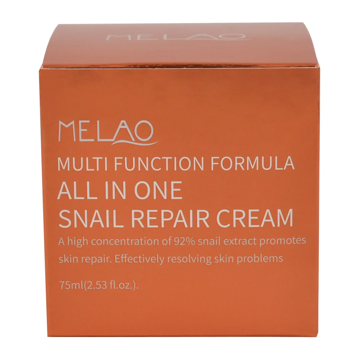 75ml snail cream, moisturizing skin rejuvenation, light lines brushing repair essence cream,free shipping