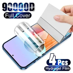 4Pcs Hydrogel Film For Samsung Galaxy S23 S20 S21 S22 Plus Ultra FE Note 20 9 10 Plus A52S A30 A53 A51 A50 A21S Screen Protector