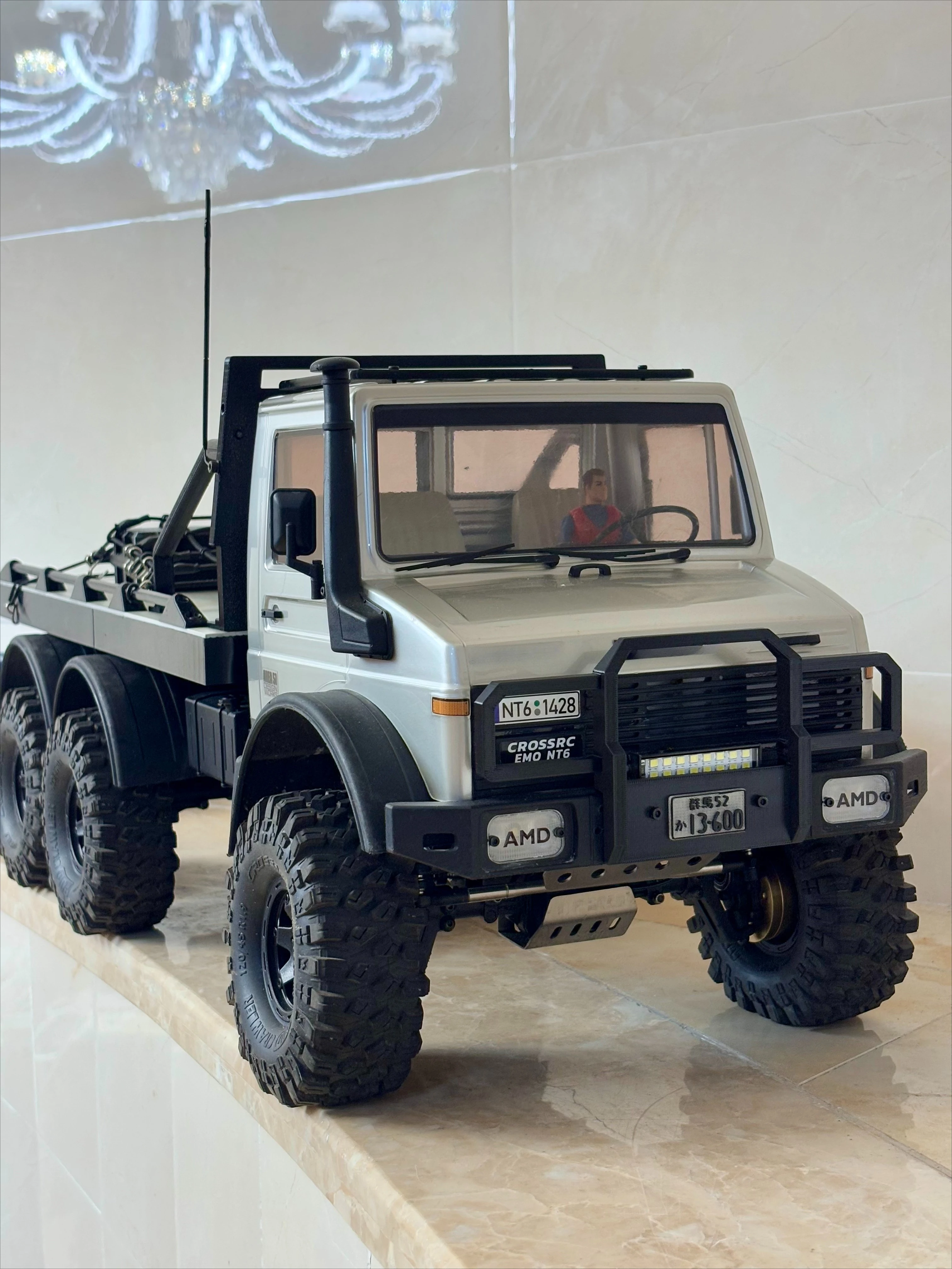 RC Front Bumper Protector Upgrade Kit 1/10 Crawler Durable Cosmetic Decorative For CrossRC NT4 NT6 Mood Tuning Mod Parts