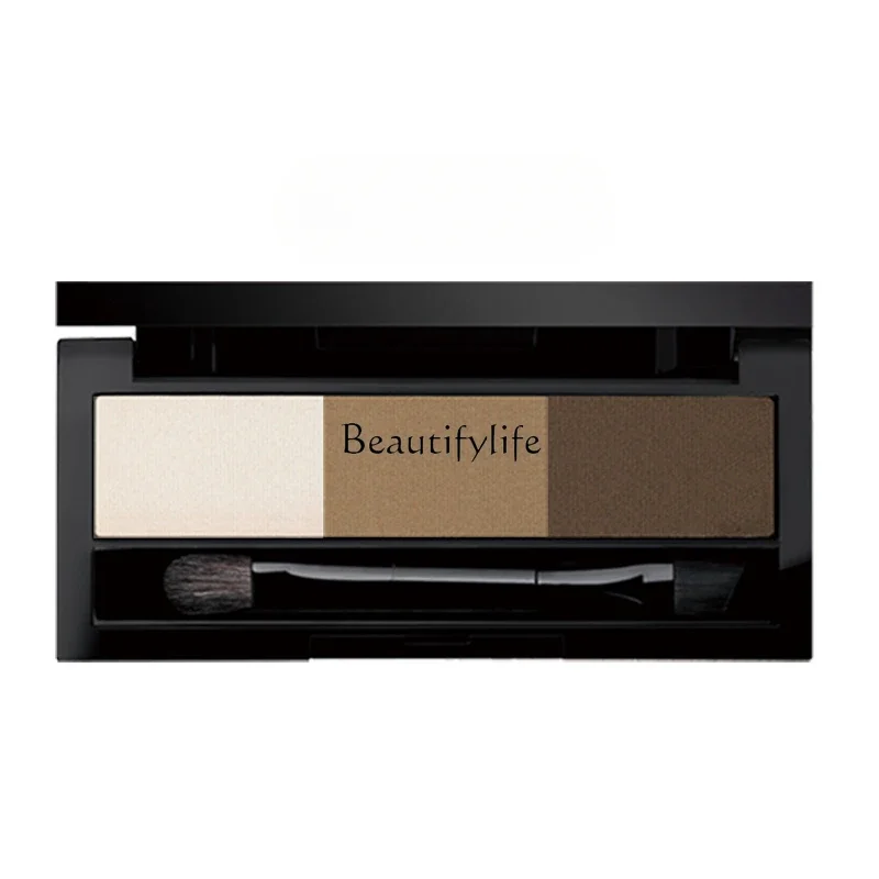 

Tri-Color Eyebrow Powder Long Lasting Color Rendering Three-Dimensional Repair Highlight Eyeshadow Nose Shadow Integrated