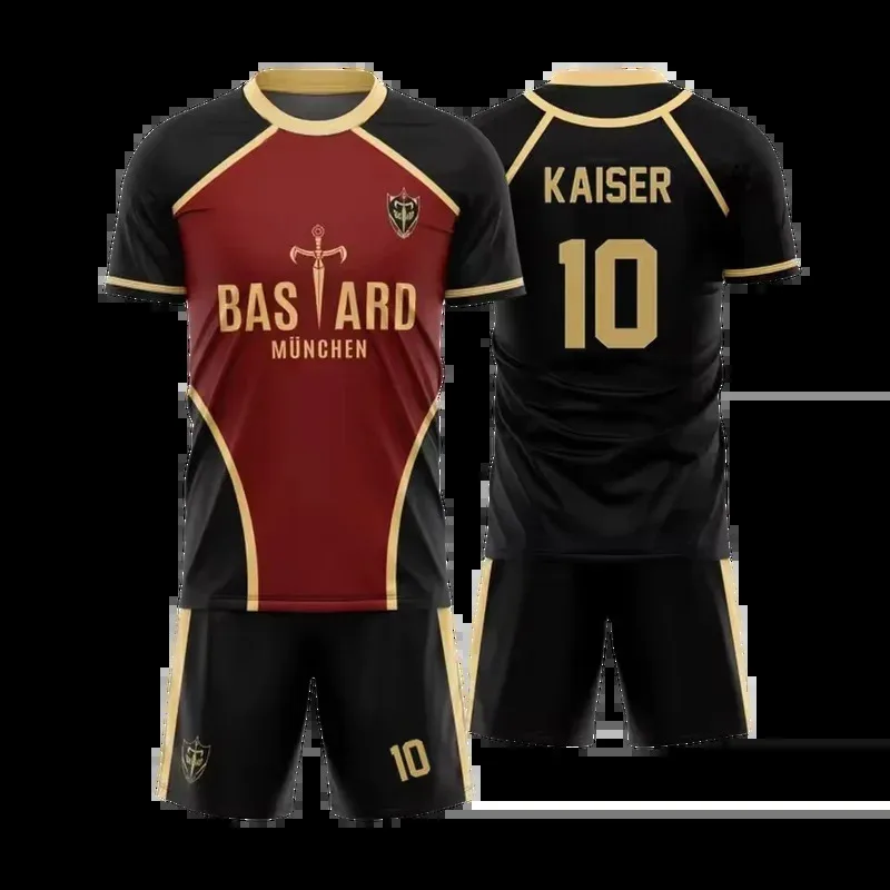 

Синий замок аниме косплей костюм летний спортивный комплект Munchen Isagi Bachira Chigiri Nagi Rin Sae Itoshi Kaiser Reo Hiori Barou Cos