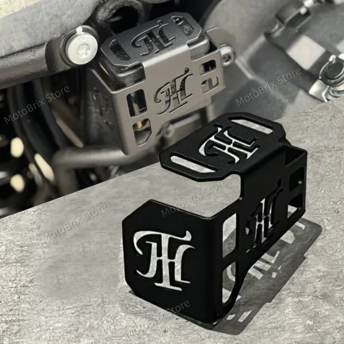 for cfmoto 450clc Rear Brake Oil Fluid Reservoir Cover protection Guard cf moto clc450 450cl-c bobber Motorcycle Accessories