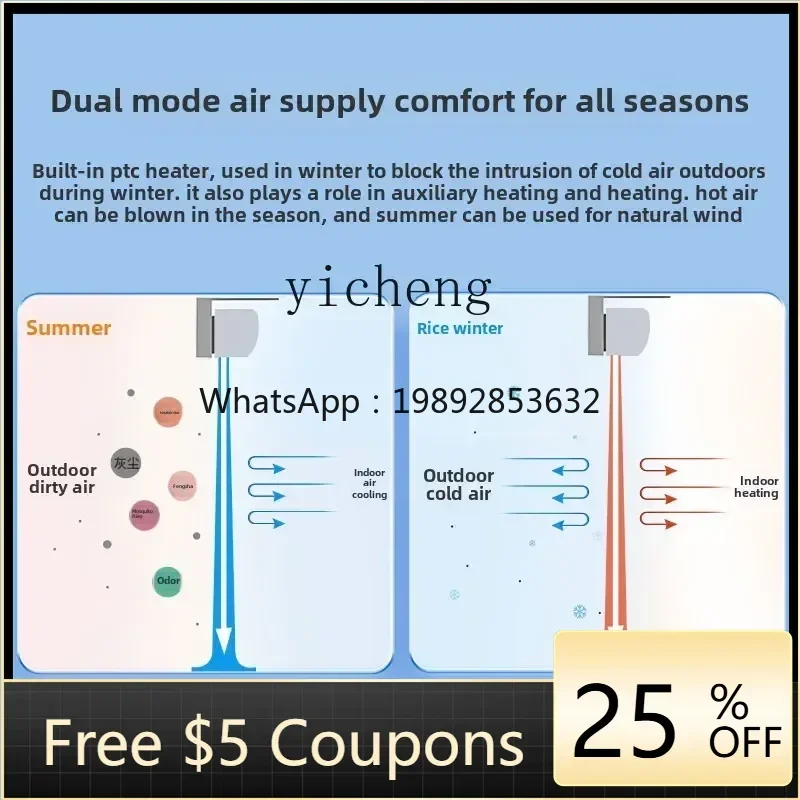 Machine à rideau d'air électrique F1, double usage, commerciale, silencieuse, avec télécommande