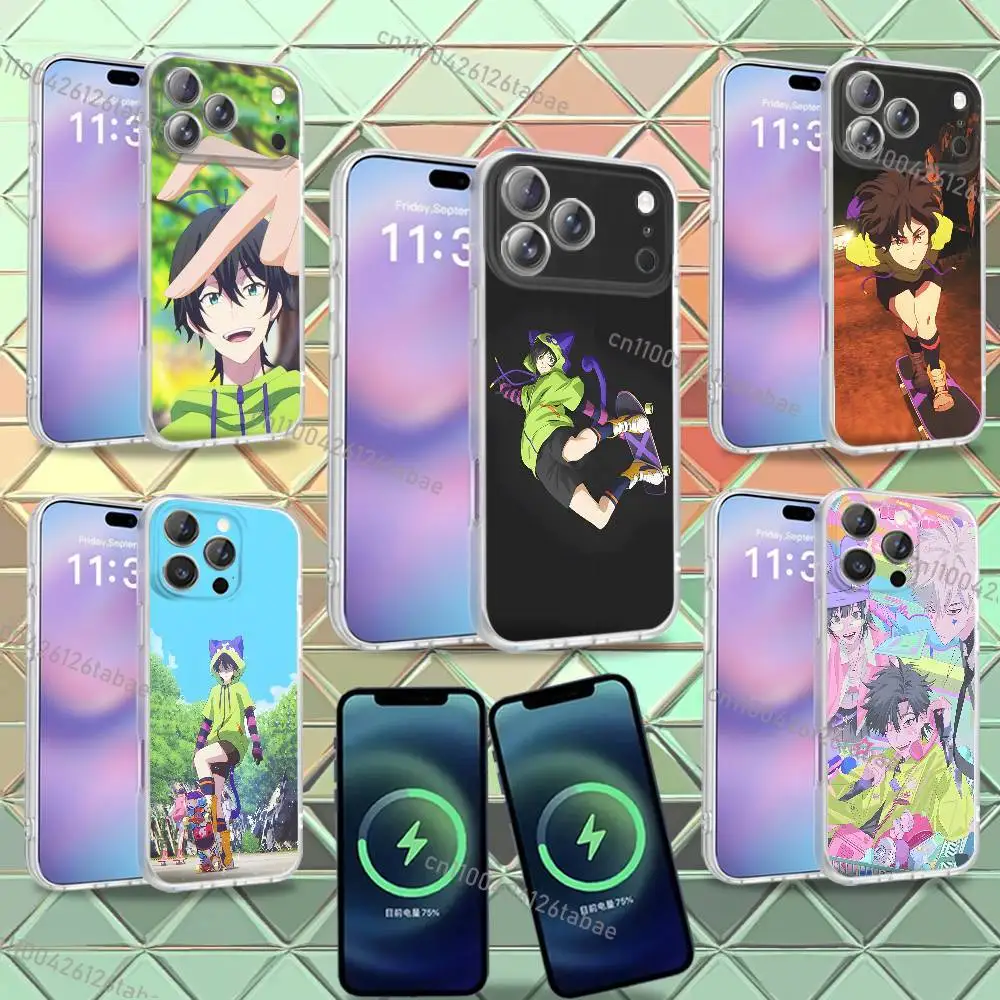 

SK8 the infinity M-Miya Chinen1890 Phone Case For iPhone 16,14,11,17,13Max,15Pro,12Air,Plus,E,Mini Frosted for Magnetic Wireless