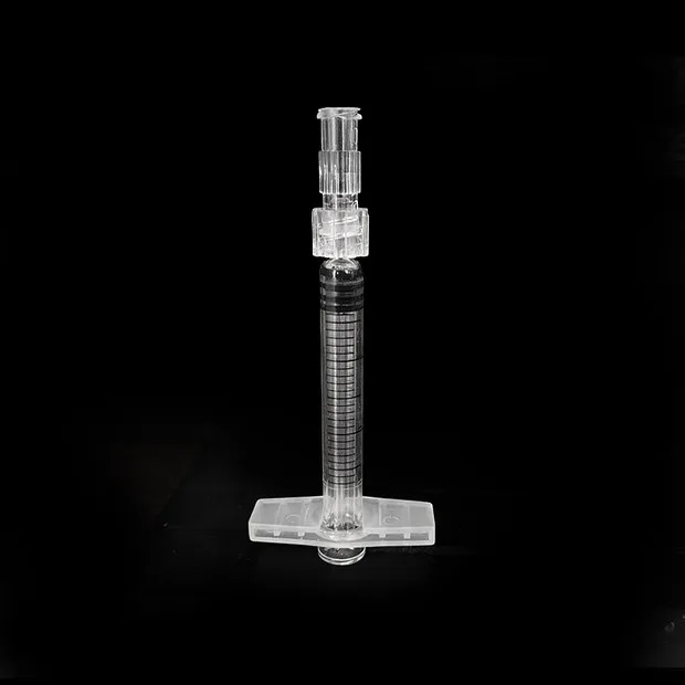 Luer Thread Connector Pp Material Transparent Syringe Double-Way Connector Easy And Durable Use In Sterile Environment Drug Guid