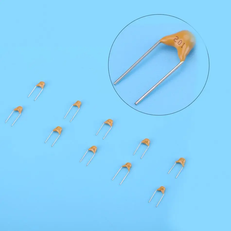 A34M-500Pcs 10 Values 10PF-680PF Monolithic Capacitor Assorted Kit