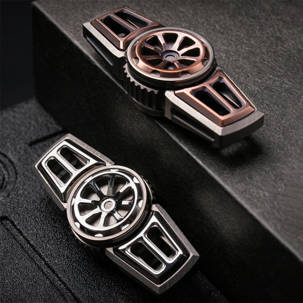 CHIMAGO EDC Reverse Flash Zwei-Blatt Fidget Spinner Stress Relief Spielzeug Original Designs Gyro Fidget Spielzeug Erwachsene Metall