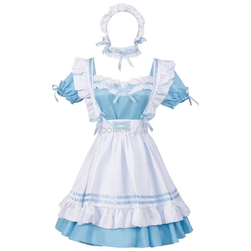 IOOTIany-Lolita Maid Cosplay Dress para Mulheres, Vestido Doce Bonito, Uniforme Japonês, Halloween, Carnaval, Masquerade, Show, Novo