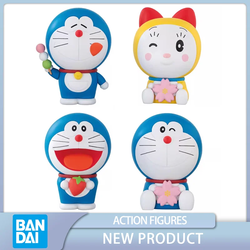 

BANDAI Doraemon Gashapon Spring Special Doraemon Dorami Anime Action Figures Collect Mode Toys Gifts