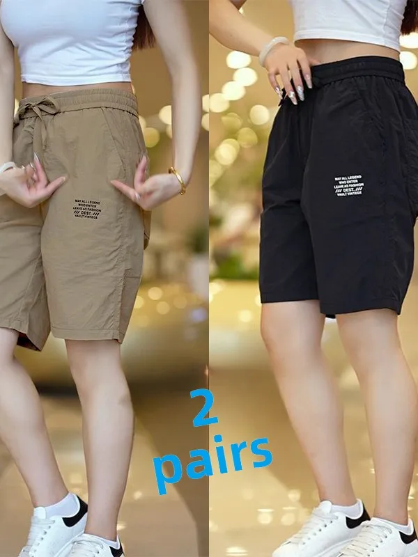 

Men's Breathable Large Size Qui Dry Five-Quarter Beach orts Summer Ice Silk Thin Casual Versatile Workwear orts