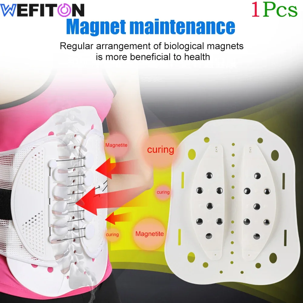 1 szt. Dekompresji kręgosłupa lędźwiowego-podpórka dla dolnej części pleców z System koła pasowego na szczepy, rwa kulszowa, uraz dysku, orteza