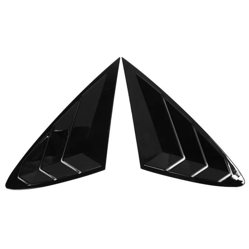 

2pcs Gloss Black Side Window Louver Car Adaptations Replacement For Hyundai Sonata 2020-2021