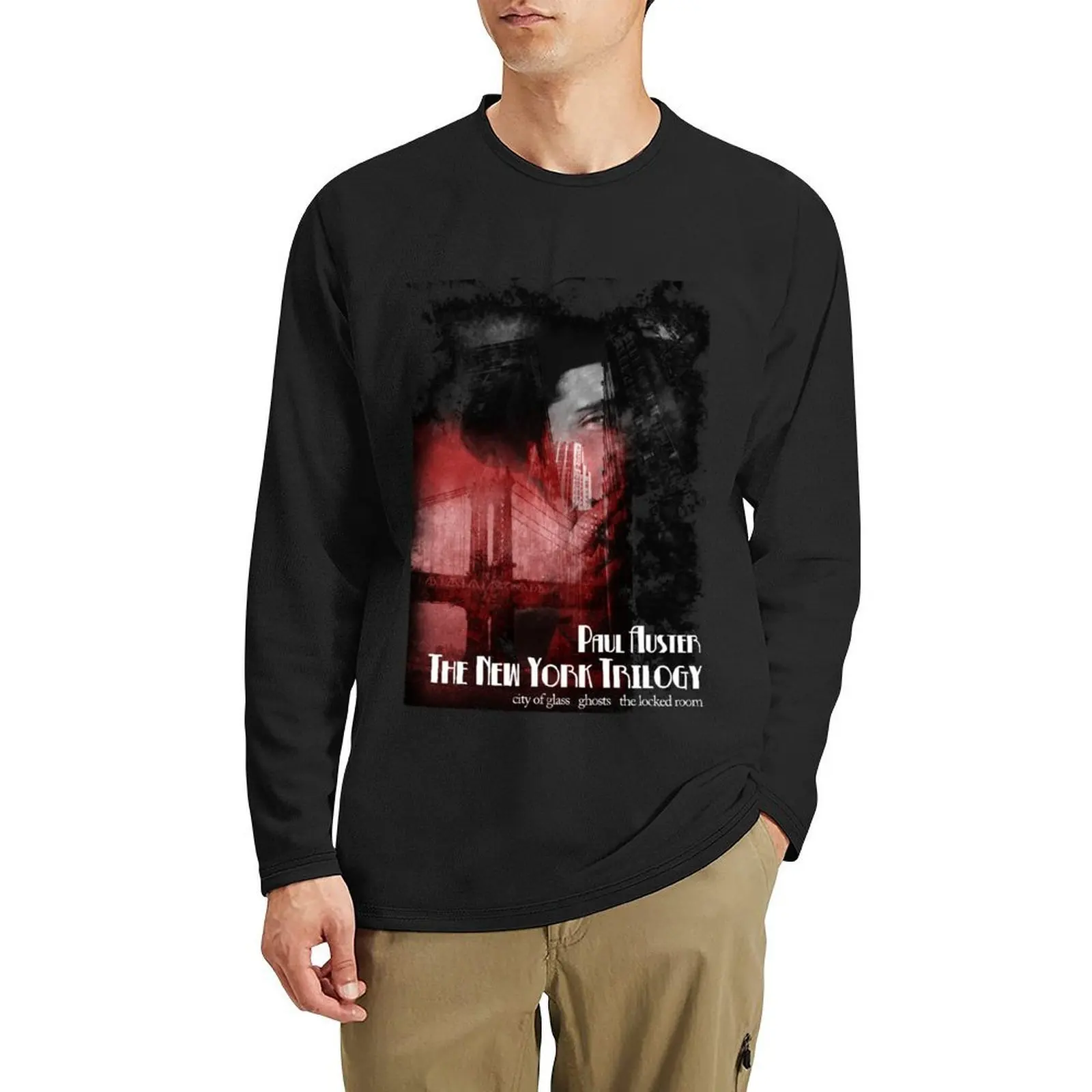 

Paul Auster New York Trilogy Long T-Shirt sweat shirt boys animal print shirt graphics t shirt custom t shirts men t shirts