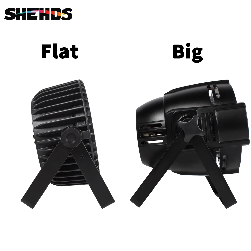 SHEHDS Aluminum Alloy LED Flat/ Big Par 18x18W or 18x12W Lighting Suitable For DJ Disco Party Stage