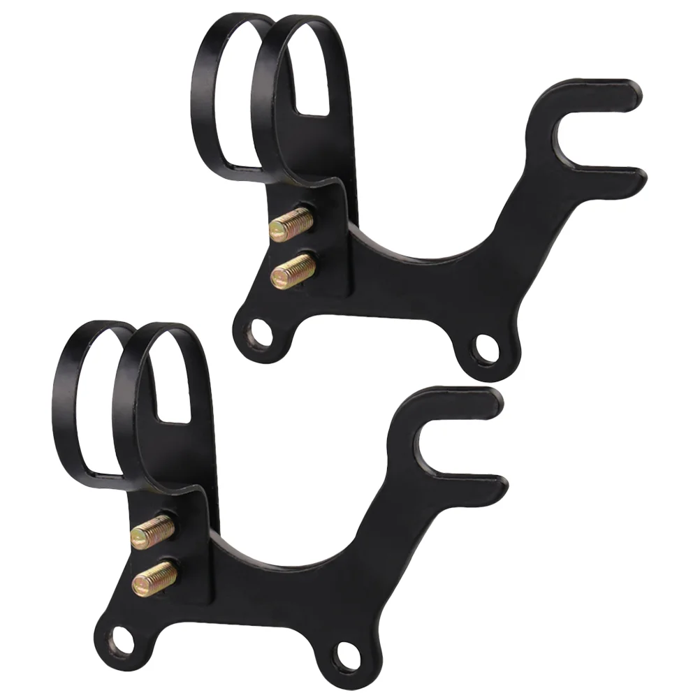 2 Pcs Disc Brake Modification Bracket Bicycles Components Bike Brakes Adapter Kit Conversion Modified Pieces Carbon Steel