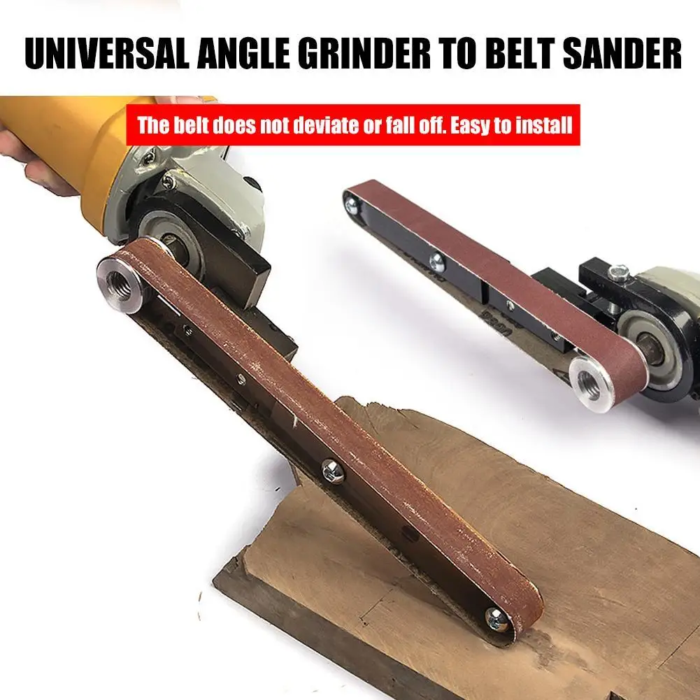 Belt Sander Bracket Angle Grinder Modified Sand Belt Machine For Model100 125Angle Grinder For Wood/Metal Grinding Polishing