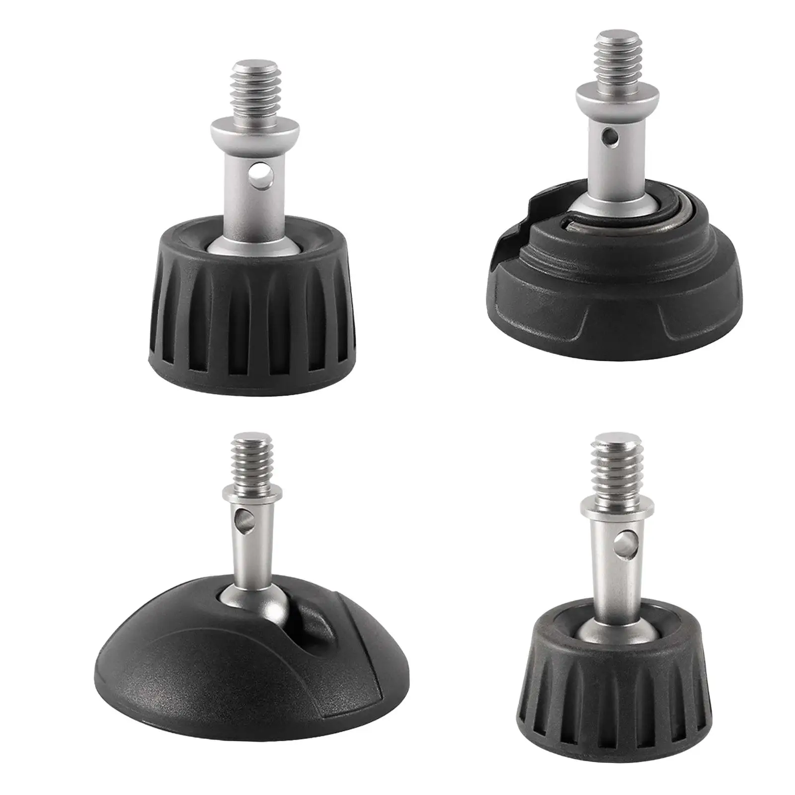 Universal Rubber Release Foot Pad Stainless Steel for Camera Tripod Monopod