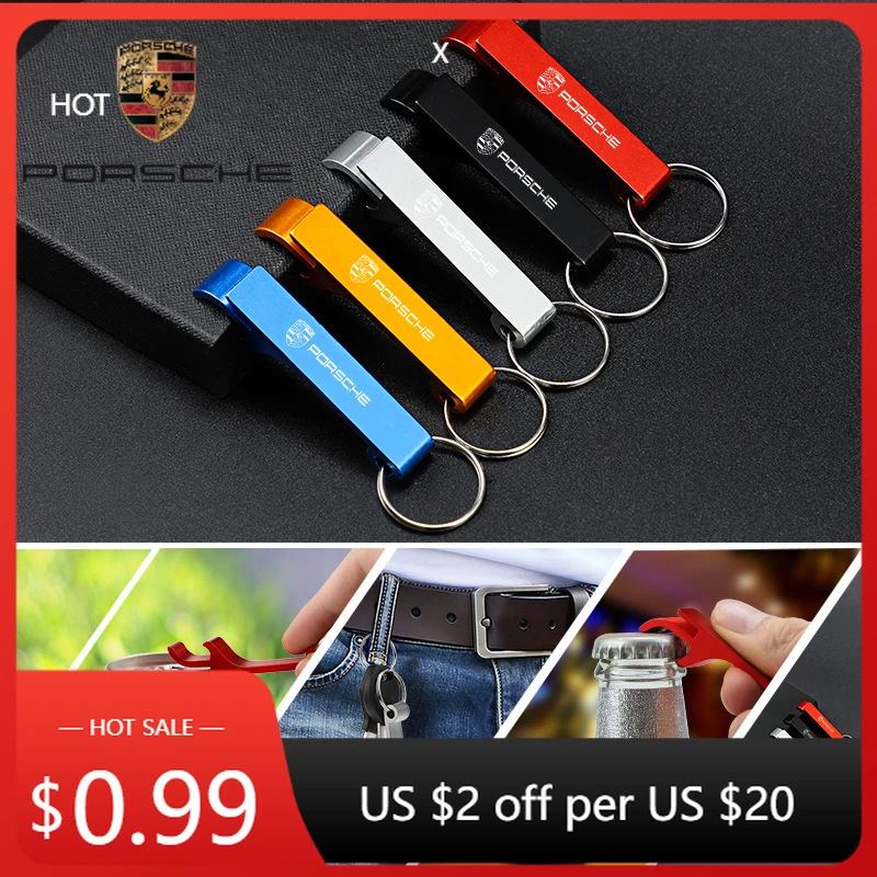 

Наклейка на автомобиль для Porsche Cayman, Cayenne, 911, Macan, эмблема автомобиля, открывалка для бутылок, металлический брелок-подвеска для Porsche 911, 7.