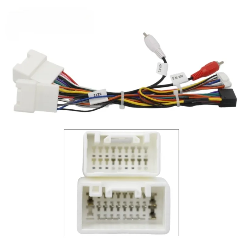 For Mitsubishi Pajero Outlander 2008-2013 Car Radio Wiring Harness Android Stereo Power Cable Adapter
