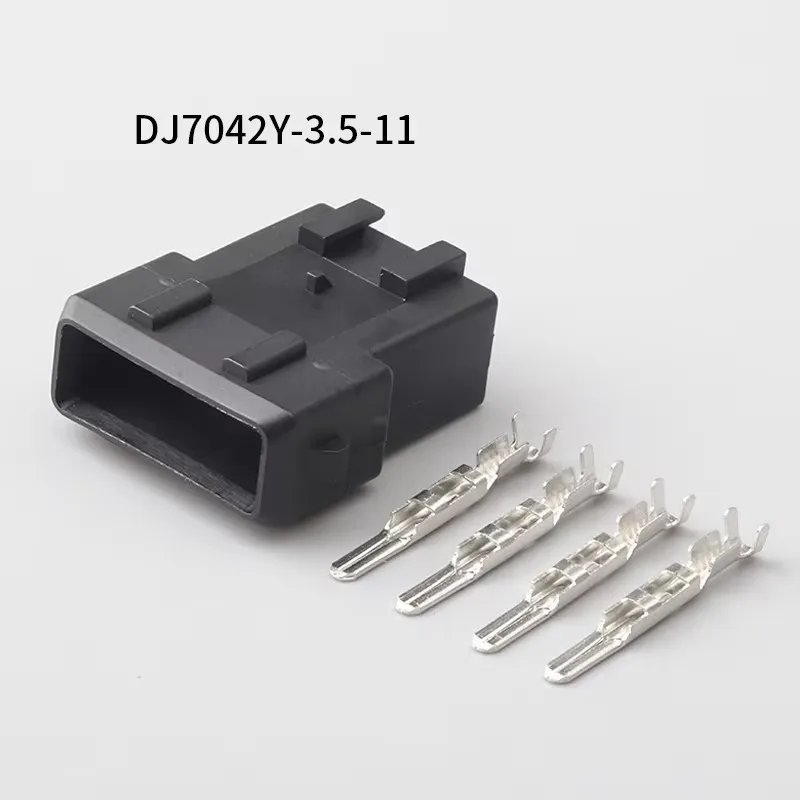 1-20 sets DJ7042Y-3.5-11/21 4Pin AMP Car Electrical Wire Connectors for VW,BMW,Audi,Toyota,NISSAN connector with terminal