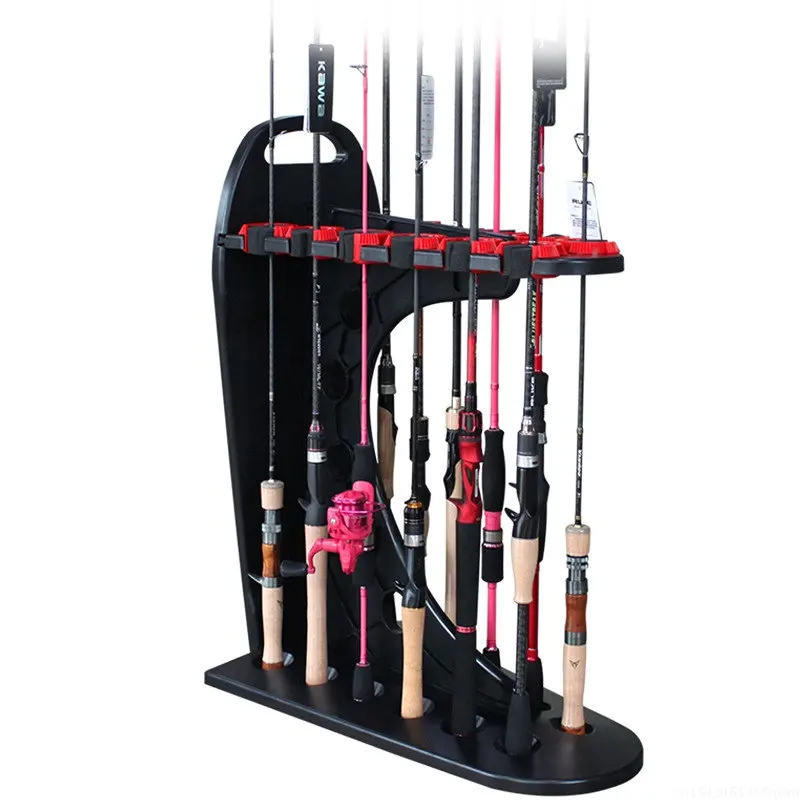 C Shape Fishing Rod Display Stand Marine 12 Grid Fishing Gear Rack Car use Ship Yacht Fishing Rods Holder Storage Racks new