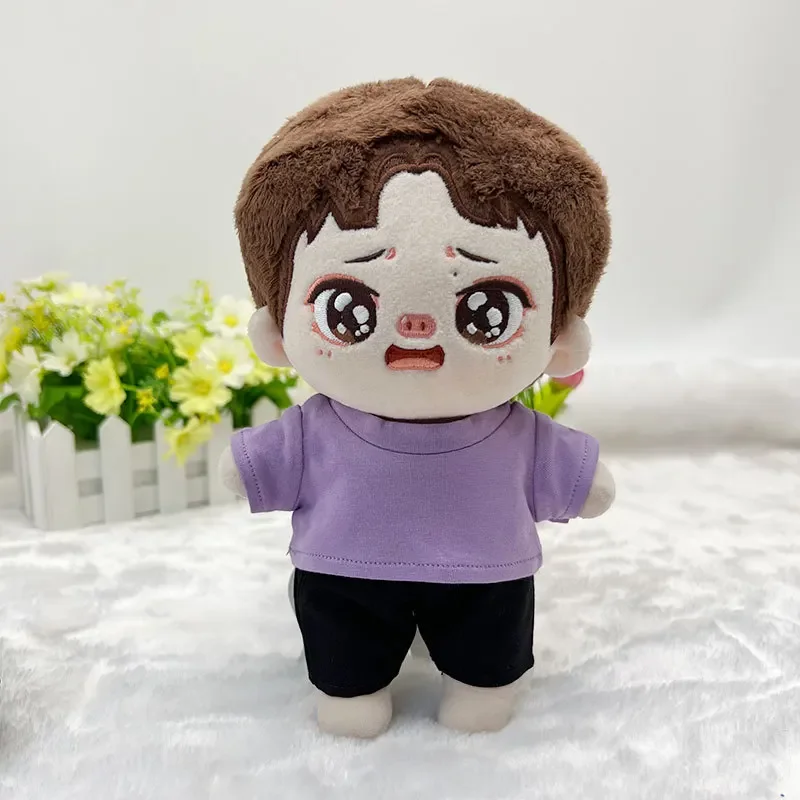 10cm 20cm baby clothes T-shirt 15cm cotton doll bottom top doll clothes doll clothes doll accessories