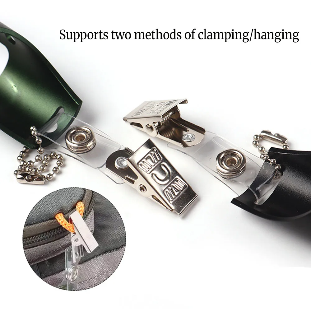 Fly Fishing Floatant Bottle Holder, Aluminum Alloy Lightweight Clip-On/Hang-On Tool Holder for Vest Backpack, for D-Rings & Loop view 3