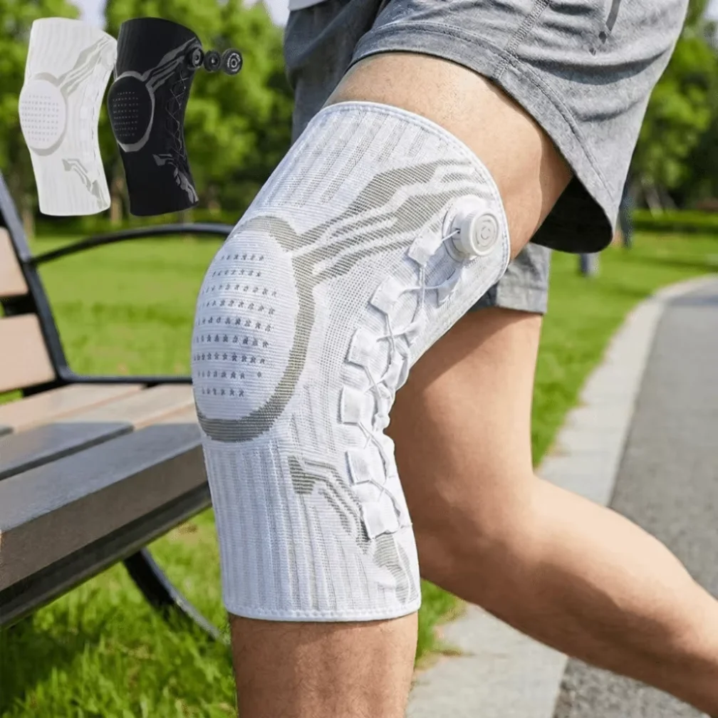 Sports Accessories Adjustable Knee Brace Elastic Unisex Joint Support Non-Slip Lightweight Meniscus Support Football