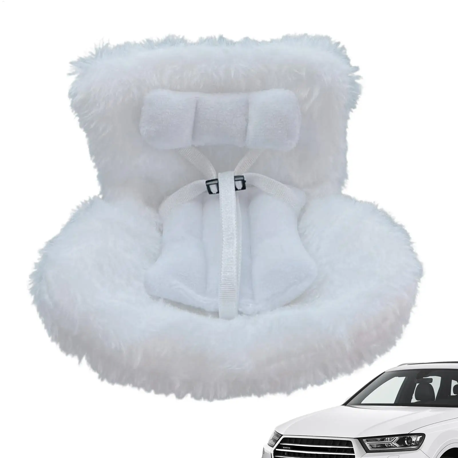 

Car Seat For Dolls Car Plush Doll Seat Automotive Air Vents Clip Ornament Toy Display Decor For Sedan Automobile RV Truck