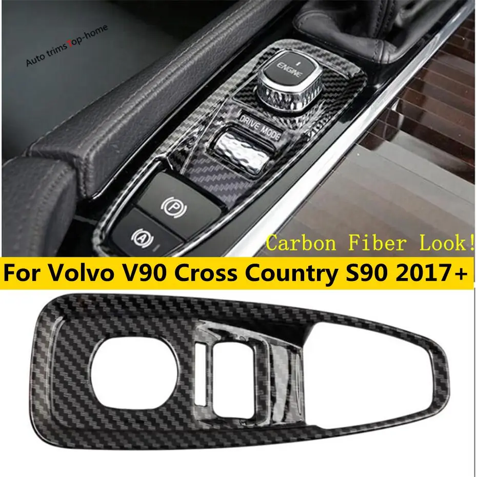 

Stalls Gear Shift Parking Handbrake Hand Brake Decoral Frame Cover Trim For Volvo V90 Cross Country S90 2017 - 2019 Accessories