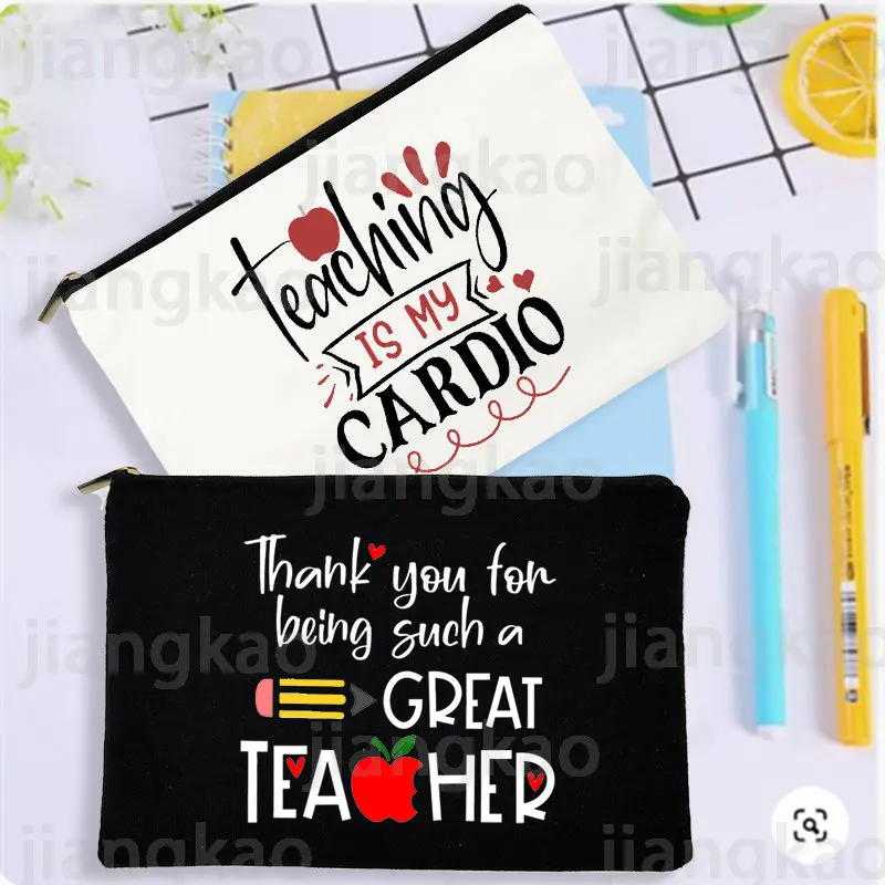 

Thank You for Being Such A Great Teacher Pencil Cases School Stationery Supplies Storage Bags Travel Wash Pouch Makeup Bag Gifts