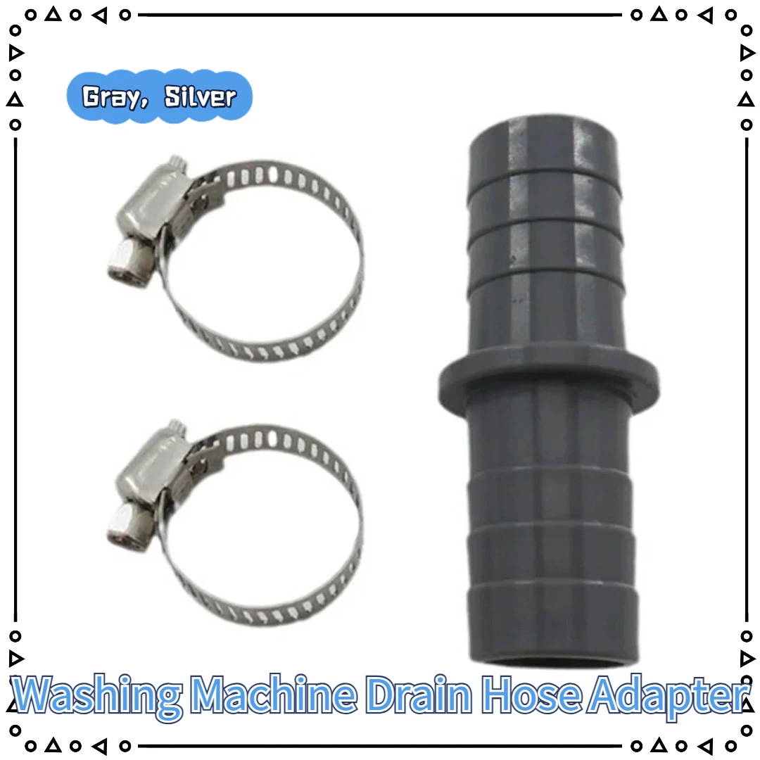 21mm Washing Machine Drain Hose Adapter With Extension Capability And Leak Proof Design For Home Laundry Systems