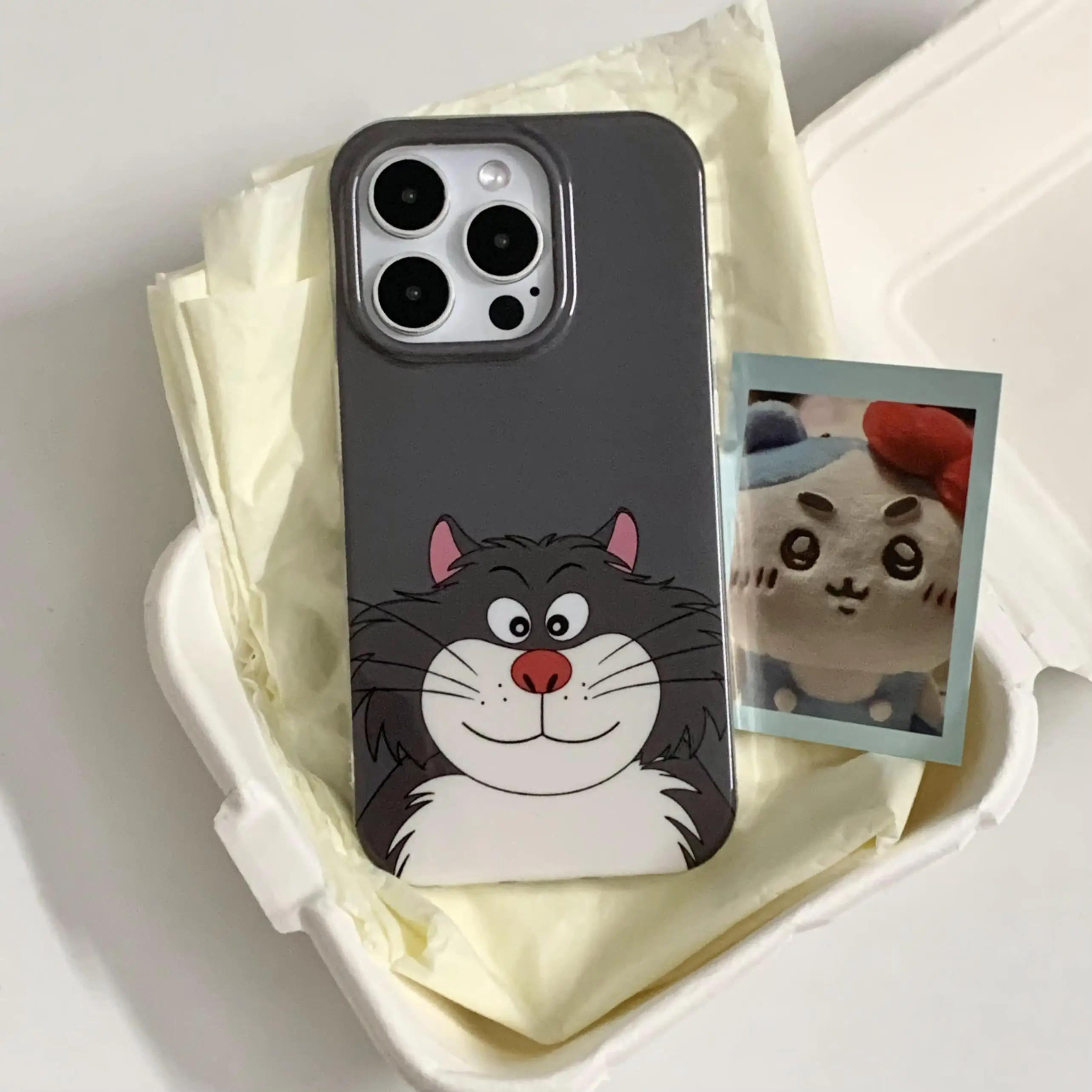 The Big Face Lucifer Mobile Phone Case Is Suitable for Apple for Iphone16Promax Case/For Iphone15Promax Case/14Pro Case/13 Iphonecase/Fashionable Women's Mobile Phone Case/Simple Mobile Phone Case