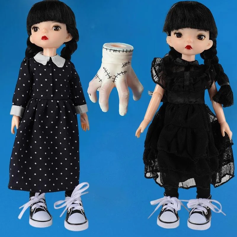 Fashion 1/6 Bjd Doll Double Braid 30cm Doll Multiple Joint Mobility Girls Kids Doll Toy Gift