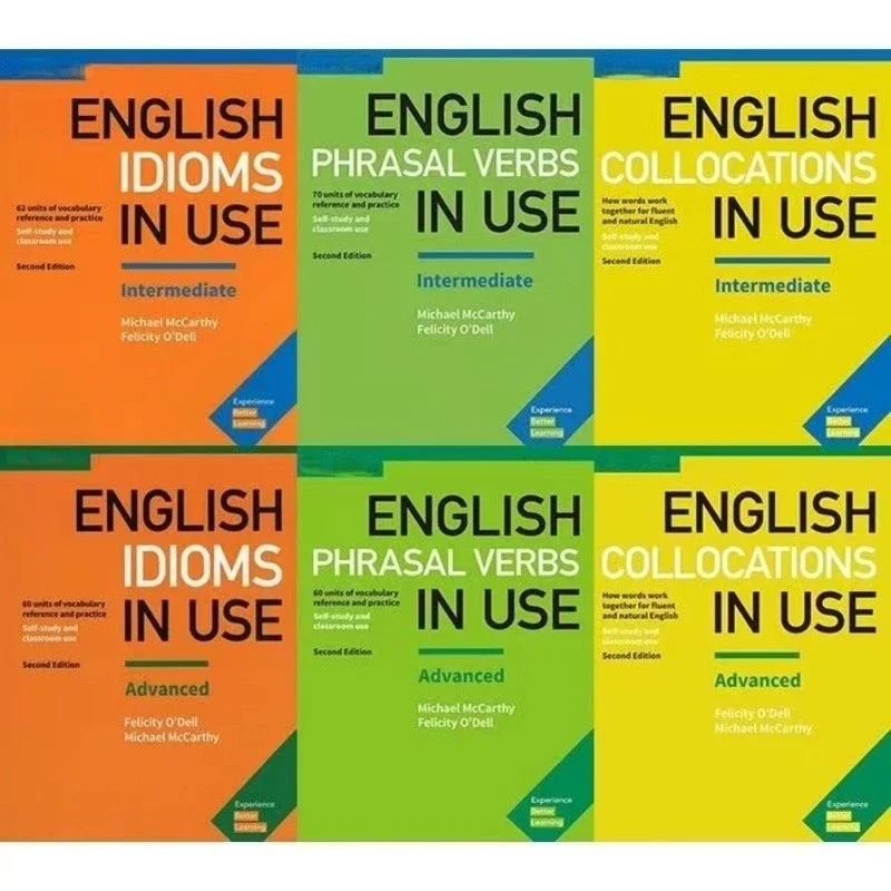 3 Book English Color Printing English Vocabulary In Use Collocations idioms phrasal Verbs advanced or intermediate English