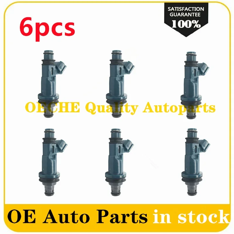 6PCS 23250-20020 23209-0A010 Fuel injector For TOYOTA Camry 1997~2000 Solara 1998~2000 Avalon 1997~2005 3.0L 1MZ