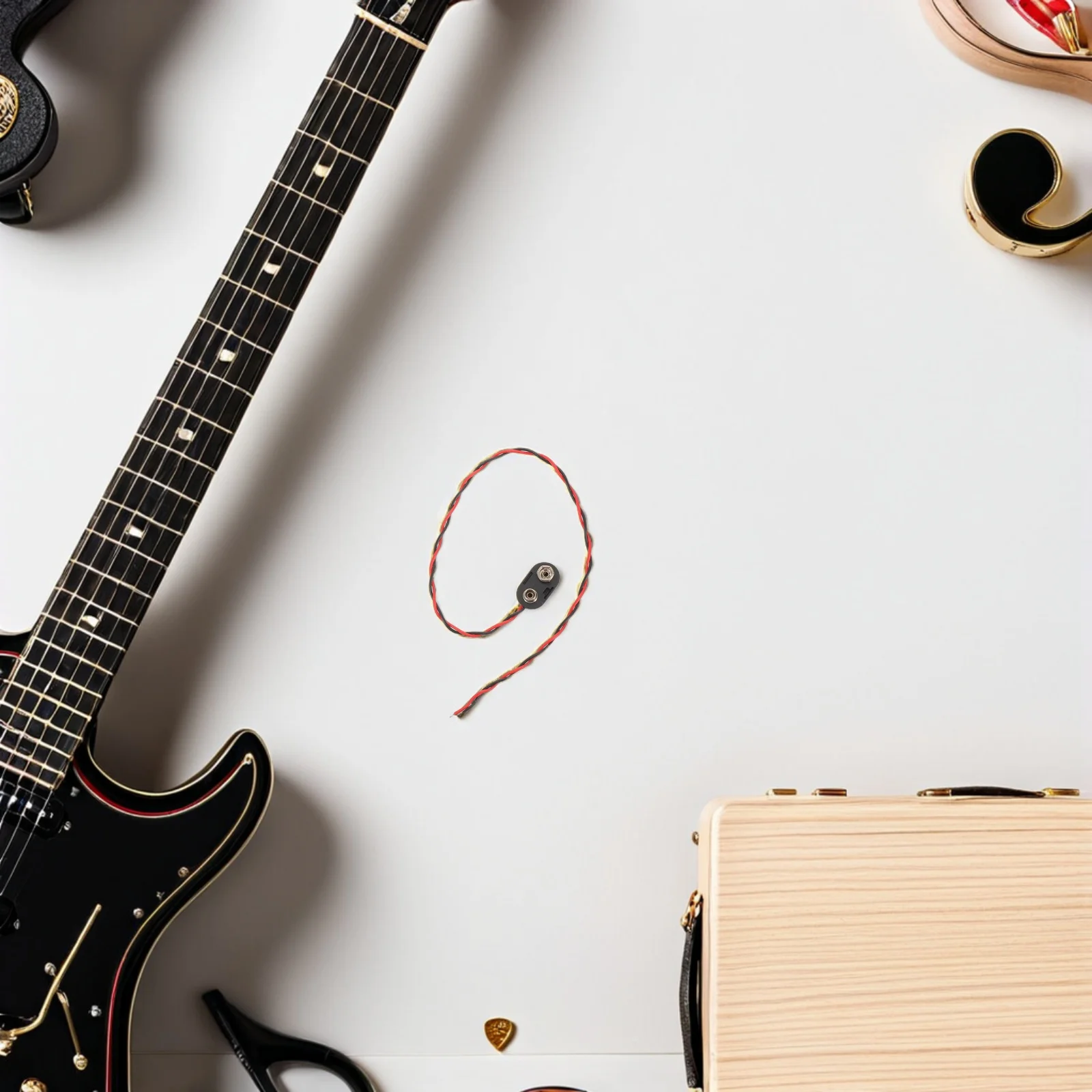 

8Pcs 9V Clip Wire Connectors I-Type Hard Plastic Housing Snap Buckle 300Mm Wire Adapter for DIY Electronics