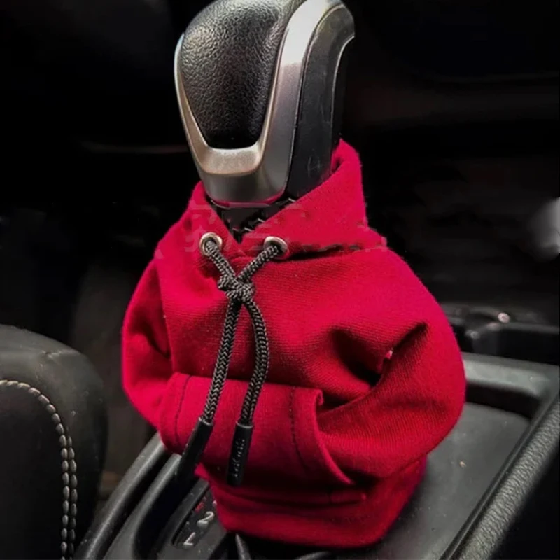 Universal Hoodie Cover for Car Shift Lever Interior Decoration Gear Shift Hoodie Shift Cover Gear Handle Ornament Car Interior