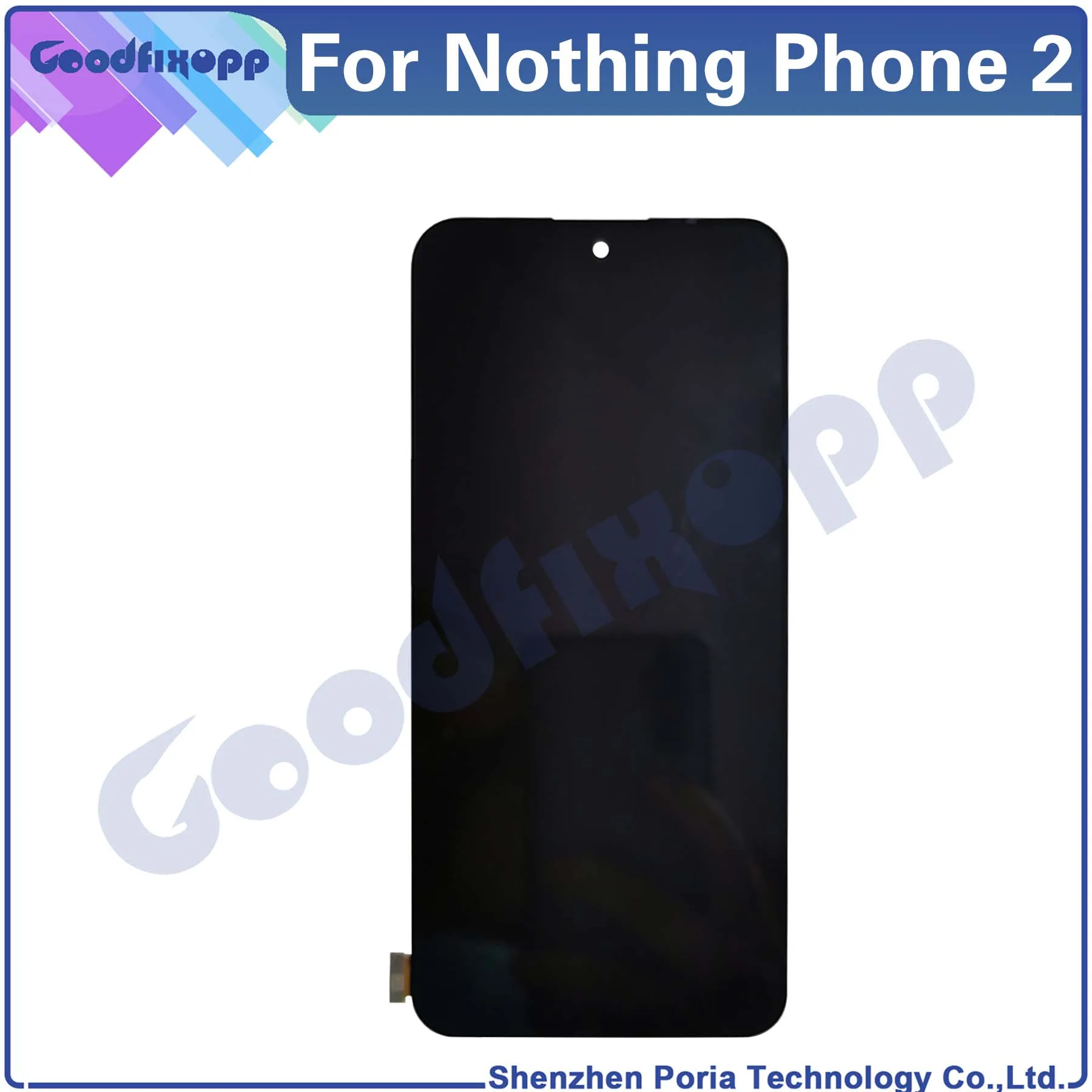 For Nothing Phone 2 Nothing2 LCD Display Touch Screen Digitizer Assembly Repair Parts Replacement