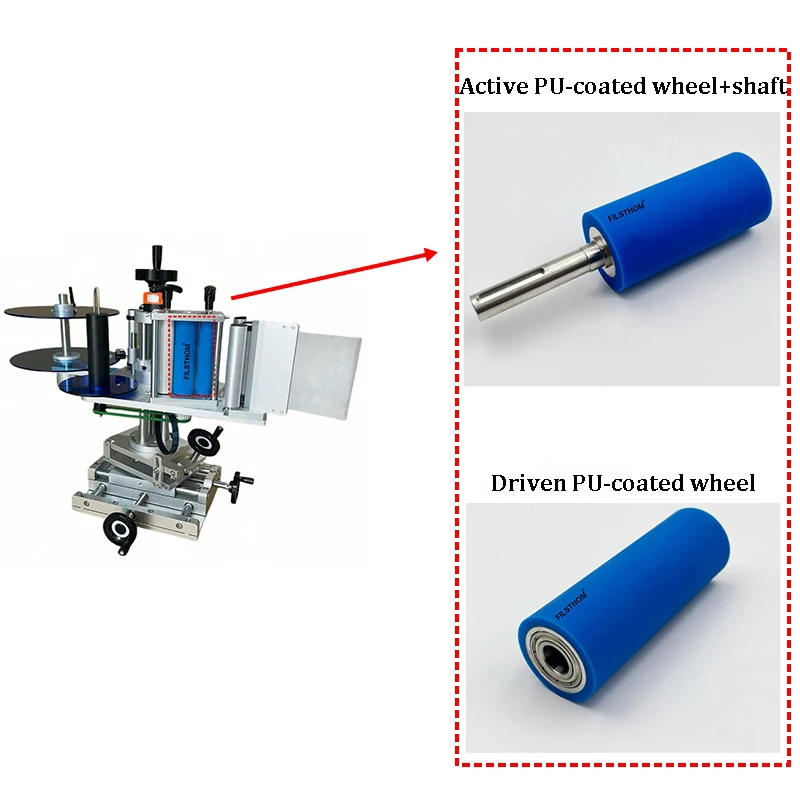 Labelling Machine Parts Accessories Of Active Driving Wheel And Driven Wheel Bearing Roller Axis Core