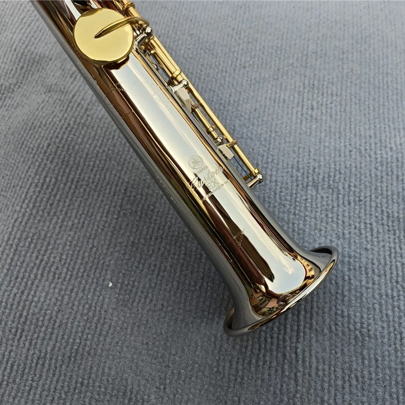 Made in Japan 875EX Soprano Saxophone B-Flat Straight  Body musical instrument professional with Case Accessories