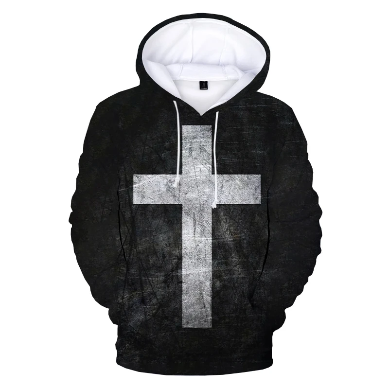 New Christian Jesus Hoodie 3D Printed Hoodie Unisex Hoodie Love Christian Streetwear Cross Hoodies Oversized Hoodies