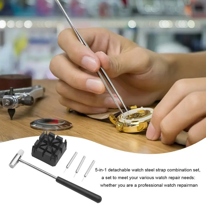 Watch Repair Hammer 5-in-1 Jewelry Maintenance Tools Watch Repair Metal Hammer Mini Jewelry Hammers Jewelry Hand Tool For DIY